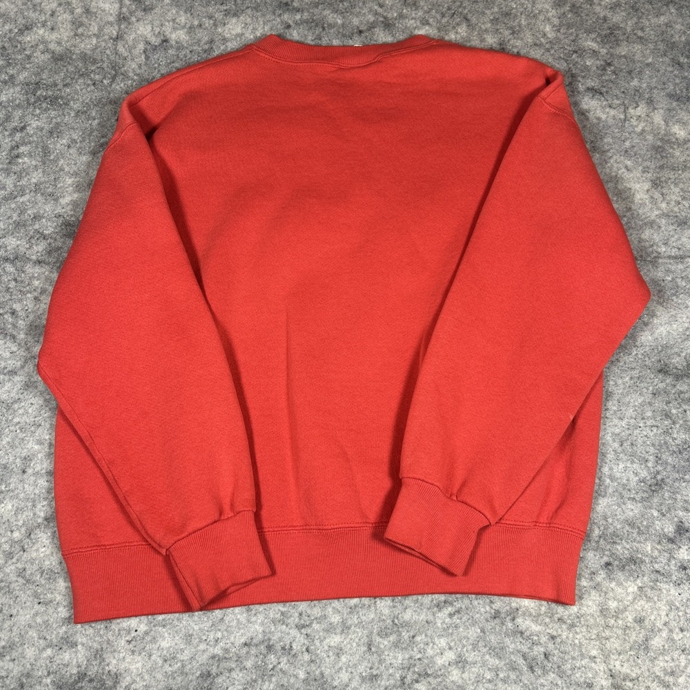 Vintage Detroit Red Wings Lee Sports Large Red Sweatshirt Crewneck Embroidered - Picture 7 of 8
